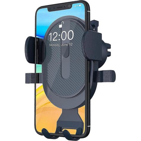 Support de téléphone portable pour voiture, Heilwiy à ventilation par gravité, support de téléphone portable Heilwiy avec crochet (cadeau). (1/5)