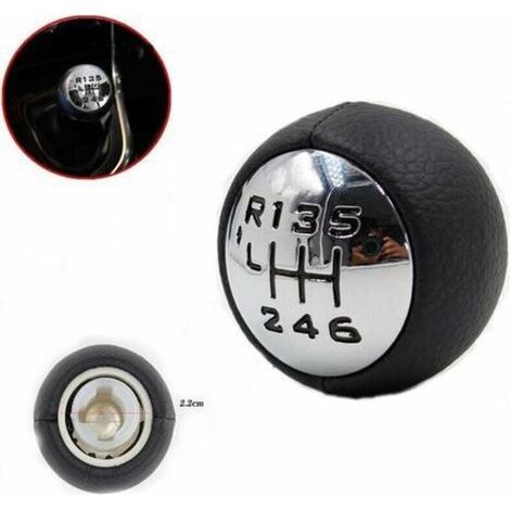 Leva del cambio Aiperq a 6 rapporti con pomello per Peugeot 307 308 3008 407 5008 807 – Materiale ABS – Design ergonomico per il massimo comfort di guida (1/5)