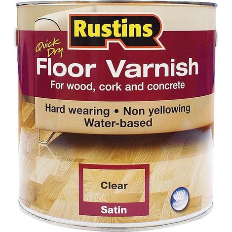 Rustins Quick Dry Floor Varnish Satin 5 litre (1/3)