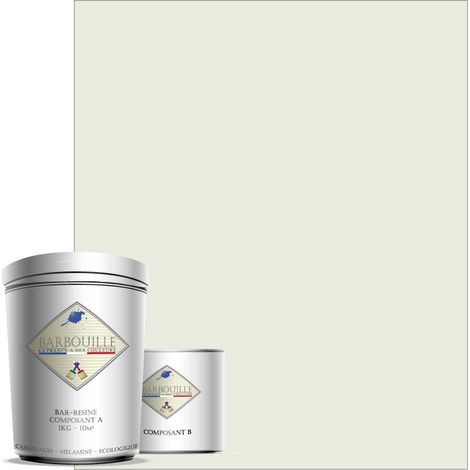 Peinture résine époxy 0,75L MAT 10m² Blanc Ivoire Ndovo (1/3)