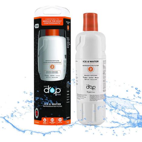Repuestos para refrigerador - Paquete de 1 filtro (EDR2RXD1) Refrigerador, filtro de agua para refrigerador (1/3)