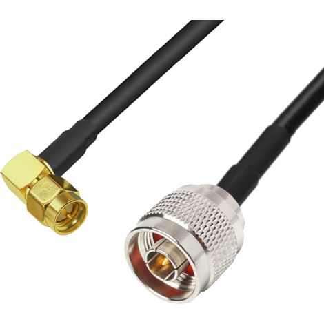 Cavo antenna con connettore N/SMA RA RG58, 1 m
