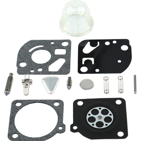 Carburetor Repair, Husqvarna 125 125R 128R 124L 124C 125C 125E 128L 128Cd 128Ldx 128Djx 128Ld 128Rj Trimmer, 545081848,545130001, Replacement for Zama for C1Q W3 40A (1/5)