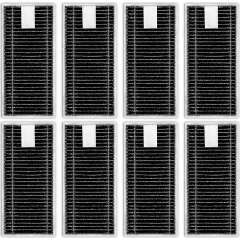 (8 Pièces) HEPA Filtres Compatible avec ECOVACS DEEBOT X9 Pro Omni/ T80 Omni/ X8 Pro Omni/ X8 Omni Robot Aspirateur Filtres, Pièces de Rechange Accessoires HEPA Filtres (1/4)
