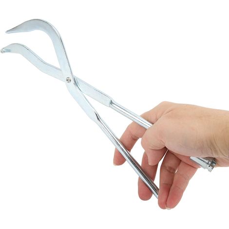 Pinces à Ressort de Frein Double Usage en Acier Chromé Argent pour Tambours (1/5)