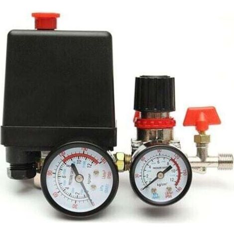 125Psi Régulateur De Collecteur De Contrôle De La Vanne De Pression du Compresseur d'air (1/5)