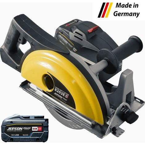 JEPSON POWER Akku-Metallhandkreissäge Hand Dry Cutter 8203E inkl. Sägeblatt u. Zubehör D=203mm (1/5)