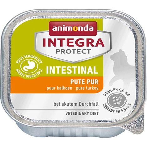 Animonda Integra Intestinal - Nourriture pour chat à la dinde (100 g) - pour la diarrhée aiguë