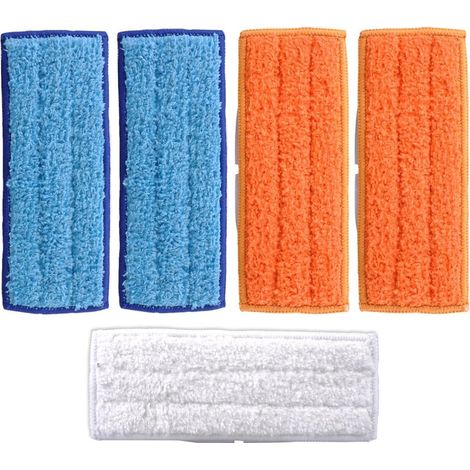 Lingettes Microfibre Reutilisables - Pour Nettoyage Sol - Essuyage Humide et Sec - 5 Pièces (1/5)