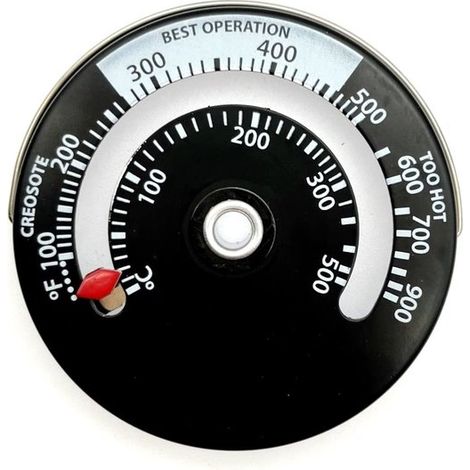 Termometro magnetico per forno. Misura la temperatura del tuo forno a legna. (1/5)