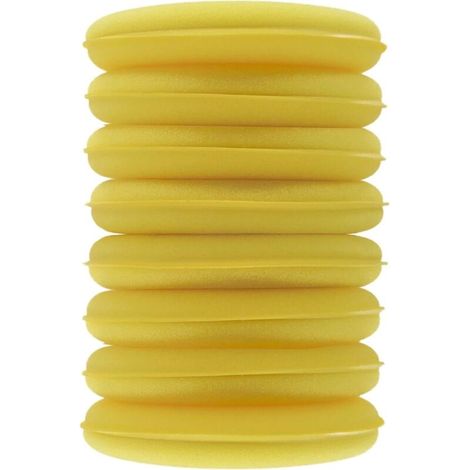 CSPARKV 10 Coussinets en Mousse - Application de Produits d'entretien - Jaune - 10 cm (1/4)