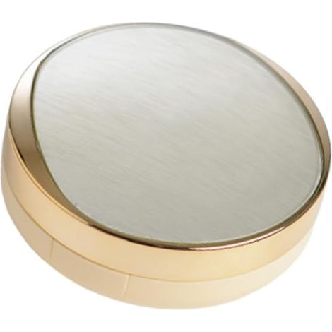 Round Plastic Makeup Case Easy to Carry Refillable Suitable