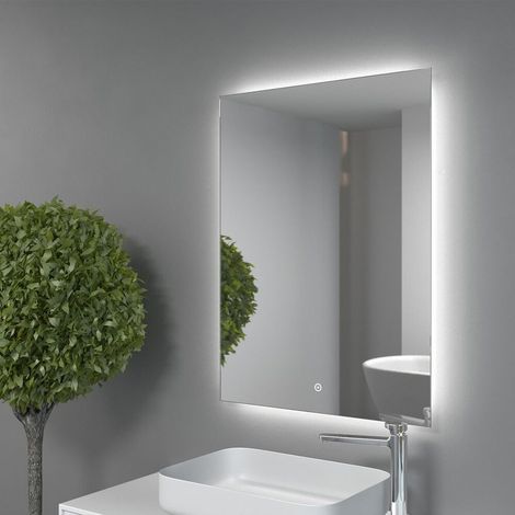 Miroir lumineux LED rectangulaire