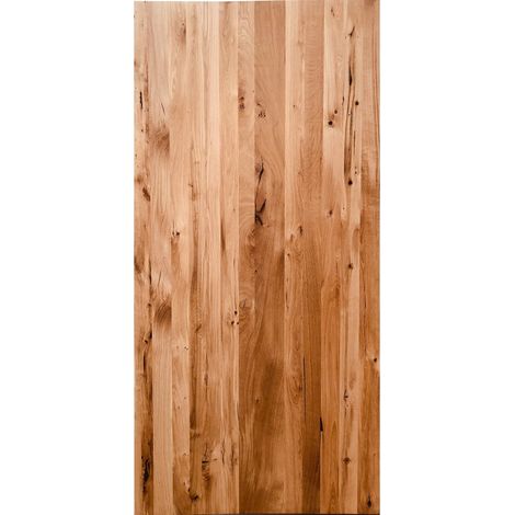 Plateau de table 180x100 cm avec lames filantes épaisseur 40 mm pour repas et bureau - PANGIVO (1/5)