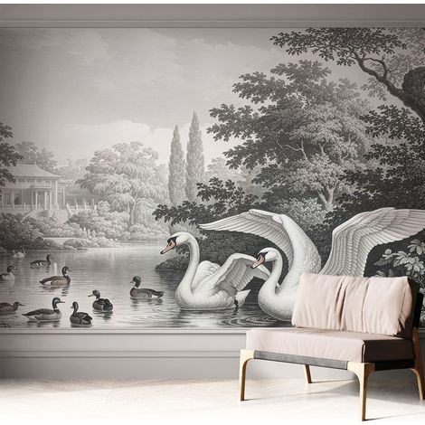 Fototapete Selbstklebend - trendige Wanddeko - Schlafzimmer - Wohnzimmer Die Eleganz der Natur 312x219 cm (1/5)