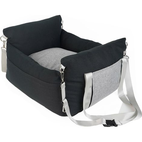 Seggiolino auto per animali, sedile posteriore - Nero