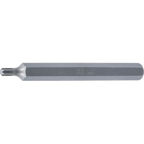 Inserto lunghezza 100 mm attacco esagono esterno 10 mm (3/8") profilo a cuneo (per RIBE) M5 (1/2)