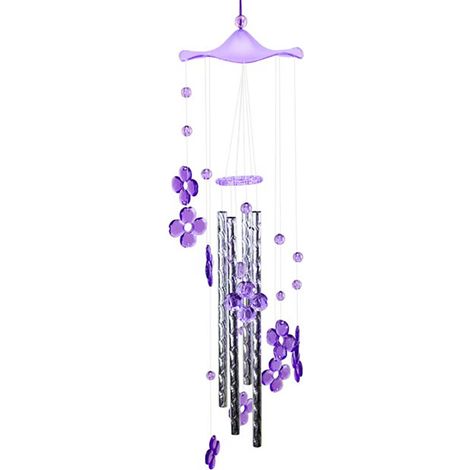 Carillon Éolien Commémoratif Apaisant Pour Jardin Terrasse Porche Décoration Extérieure Relaxant Idée Cadeau Unique Pour Maman Papa (1/4)
