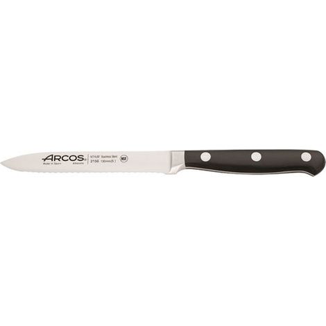 Couteau Citron/tomate Arcos Classic Pro Lame Dentelée Précision Pour Fruits Et Légumes Délicats. - Arcos Hermanos Sa (1/5)