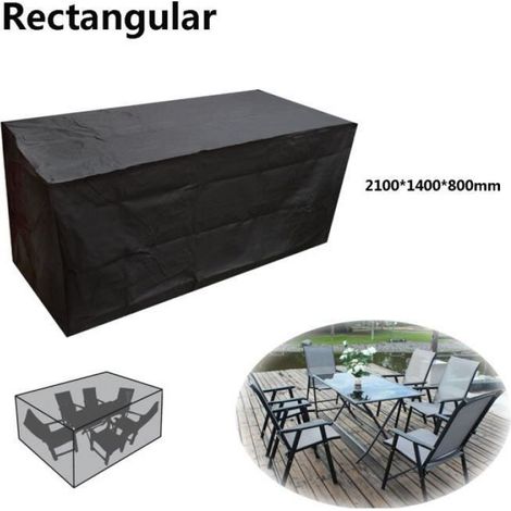 Housse De Meuble Jardin Étanche Bâche Couverture De Protection Pour Table Canapé Chaise 21014080cm