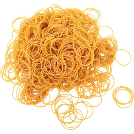 1000pcs Bands DE Caoutchoucs Bands élastiques Coiffure Élastiques ACCESSOIRES DU CALLES DE RÉSAUX ELASTIQUES POUR DIGITAL PERM TAVE BARBE BABER, RABLEAU RINES BANDES DE COURVE (1/5)