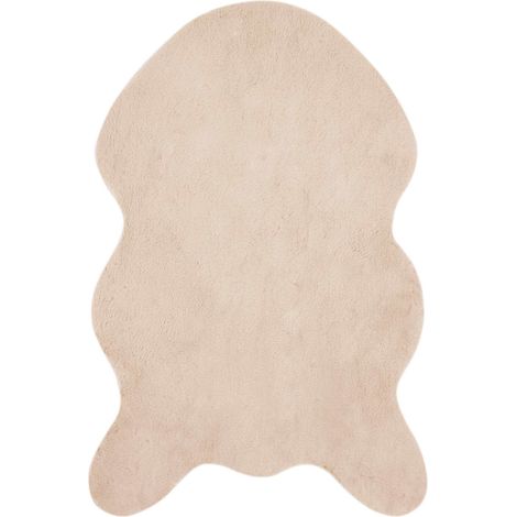 Maison Exclusive - Rutschfester Teppich aus Kunstkaninchenfell OL