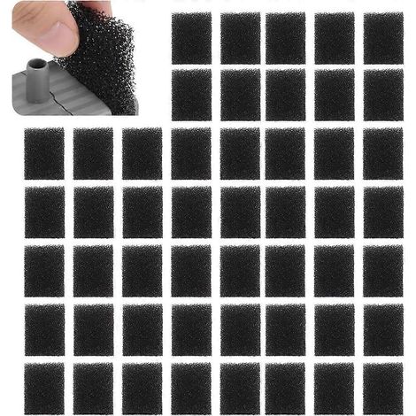 Lot de 50 filtres en mousse de rechange pour fontaine à eau Petkit Eversweet 3 Pro, filtres à eau éponge pour chat noir (1/5)