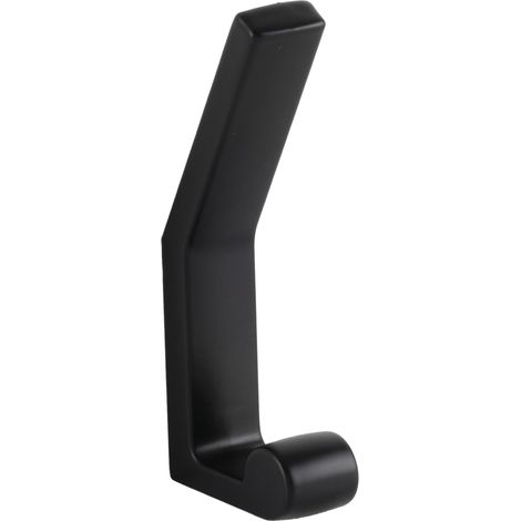Technik Team Mantelhaken Encho Garderobenhaken - Breite 16mm, Höhe 94mm, Zinkdruckguss schwarz matt
