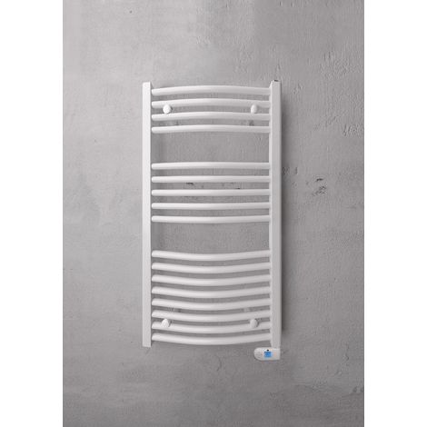 Sèche-serviette électrique Capitole 2 - acier - cintre - blanc H1770 L750 - 1250w