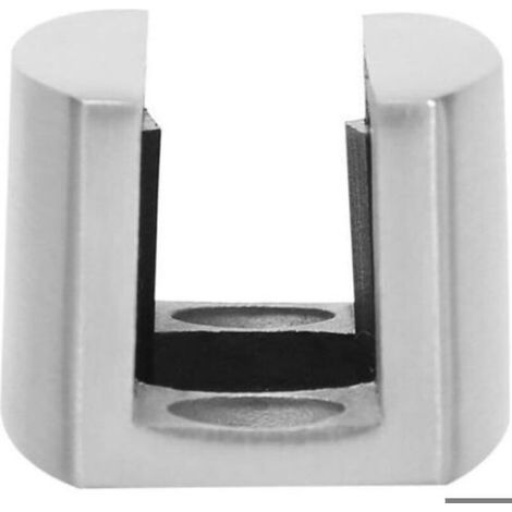 Pince De Charnière De Pivot - Acier Inoxydable - Pour Porte En Verre Coulissante - Épaisseur Verre 8 À 14 Mm - Fixation Murale - 1 Pièce (1/5)