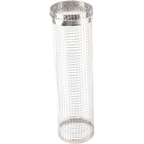 Universeller Drehspießkorb aus Edelstahl mit Haken für Grillgerichte und Pommes frites, 30 cm / 11,8 Zoll (1/4)