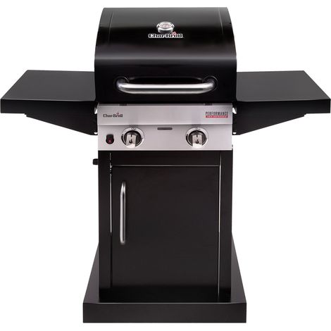 Char-Broil New Performance Series 220B - Barbecue a Gas con 2 Fuochi con Tecnologia TRU-Infrared, Finitura Nera (1/5)