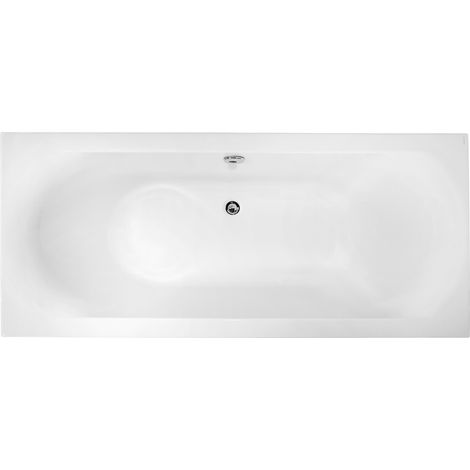 Belvit Vienna Acryl Badewanne Rechteckig Mittelanschluss 180x80cm + Standfüße (1/4)