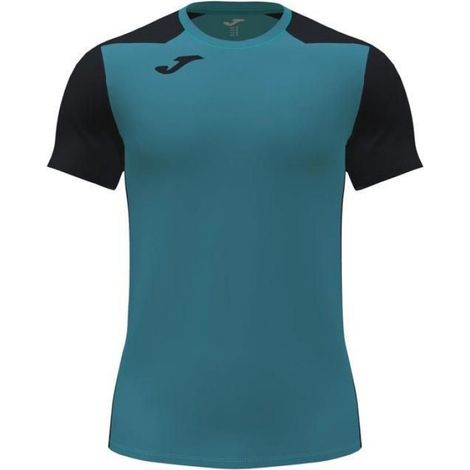 T-shirt Joma Record II - turquoise/noir