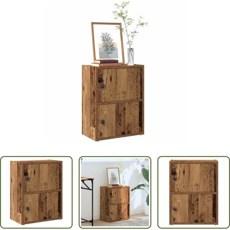 Bücherregal Altholz -  Bücherregal Altholz-Optik 40x24x52 cm Holzwerkstoff (1/5)