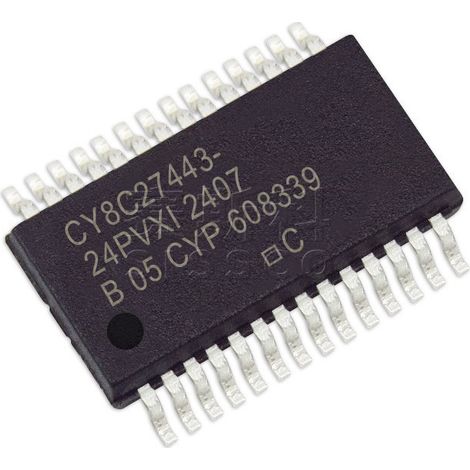 CY8C27443-24PVXI Electronic component chip IC, 5 units of electronic component chip, 5 units shipped.