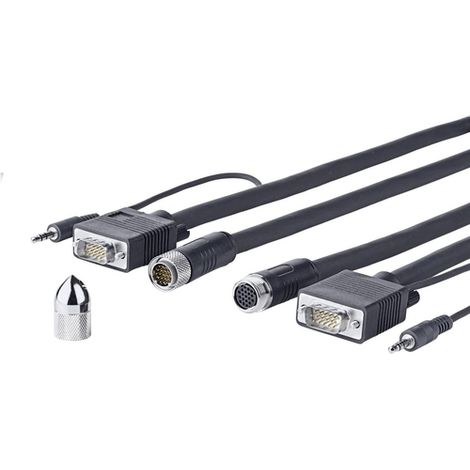 Câble VGA Vivolink PROVGASCW15 15 m VGA (D-Sub) Noir (1/2)