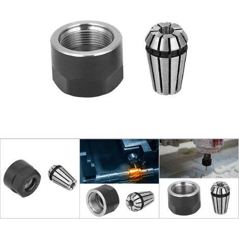 Douilles de serrage ER11 et écrous pour tours CNC, fraisage, gravure, mandrin 4mm (1/5)