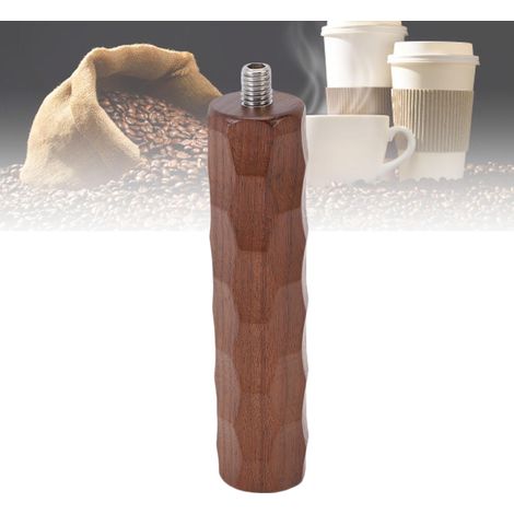 M10 Siebträgergriff aus Walnussholz für Kaffeemaschinen Ersatzteil für bodenlose und bodenlose Modelle (1/5)