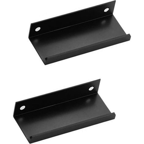 Poignées invisibles noires dissimulées, bouton de porte invisible (1/5)