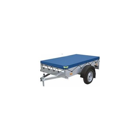 Bâche de remorque étanche 208 x 114 cm – Résistante aux intempéries – Corde en caoutchouc ajustable – Renforts soudés haute température- (1/5)