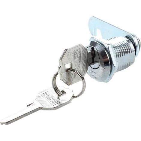 Nockenschlosszylinder für Briefkasten/Schublade, 20 mm, und 2 Schlüssel (1/4)