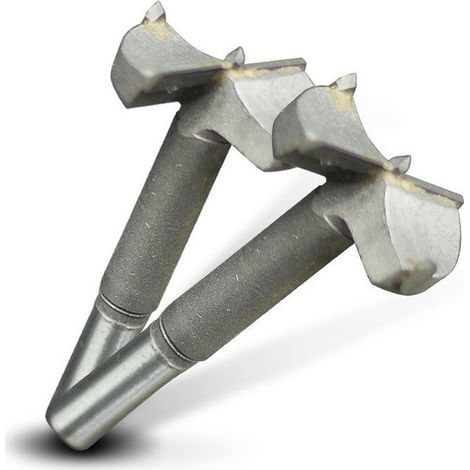 BDD Meche a Bois, Diametre 60mm, Foret Fraise Carbure Pour Faconner Trou Travail du Bois, L'installation de Portes Sphériques Bois, Tiroirs, Plastique, Contreplaqué 2pc (1/3)