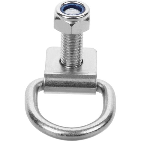 Anneau D Ancrage D pour Camion Remorque Crochet Robuste pour Fixation de Charges Lourdes avec Vis Anneau D Arrimage Sécurisé pour Coffre et Pare-chocs Installation Rapide (1/5)