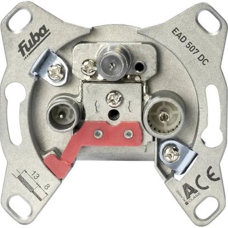 Antennensteckdose Fuba ead 507 dc Durchgang 75 Ohm