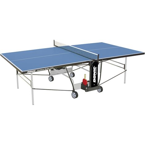 Donic Outdoor-Tischtennisplatte "Outdoor Roller 800-5" wetterfest, blau (1/3)