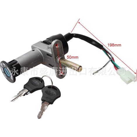 Austausch des einzelnen Zündschalters für GOOFIT Motorräder mit 50 cm³, 70 cm³, 90 cm³, 110 cm³, 125 cm³ und 150 cm³ (1/4)