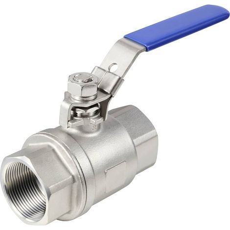 TRU COMPONENTS TC-2PC-DN40-316 TC-12770364 Valvola a sfera standard Filettatura interna: G1 1/2 64 bar (max) 1 pz. (1/3)