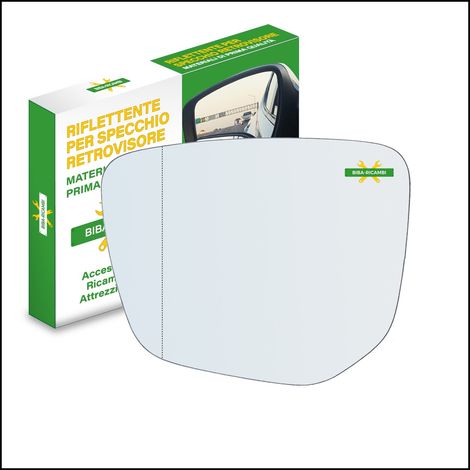 Vetro specchio retrovisore asferico lato sx-guidatore per mitsubishi eclipse cro