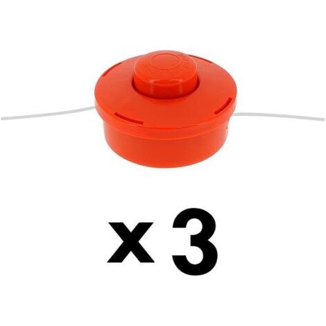 Lot de 3 têtes fils pour débroussailleuse et multifonction 4 en 1 (1/2)